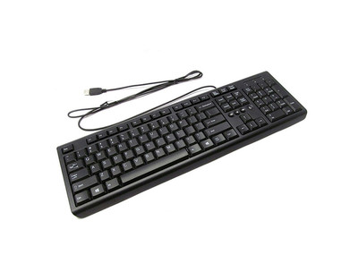 Dell PS2 Multimedia Keyboard 2R400 Black Silver - Compatible with Dell computers - Ergonomic design