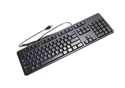 580-ADHM - Dell Wired USB Keyboard Black