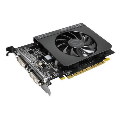EVGA GeForce GT 620 1GB DDR3 Graphics Card Dual DVI/Mini-HDMI for PCI Express 2.0 x16 slots