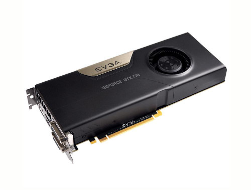 EVGA GeForce GTX 770 Superclocked 2GB GDDR5 PCI-E Video Card, Dual DVI/HDMI/DisplayPort, SLI Support - 02G-P4-2771-AR