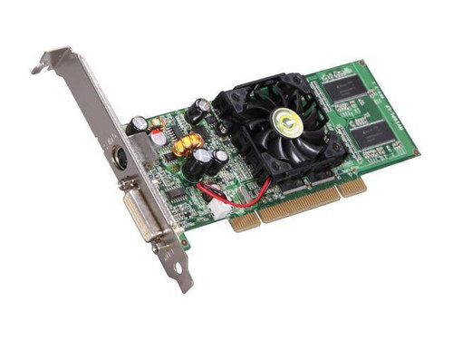 EVGA e-GeForce FX 5200 128MB DDR PCI DVI/S-Video Graphics Card for Low Profile PCs