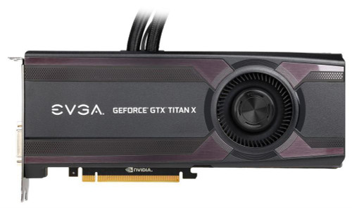 EVGA GeForce GTX TITAN X Hybrid 12GB Graphics Card for PCI Express 3 x16 - 12G-P4-1999-B1