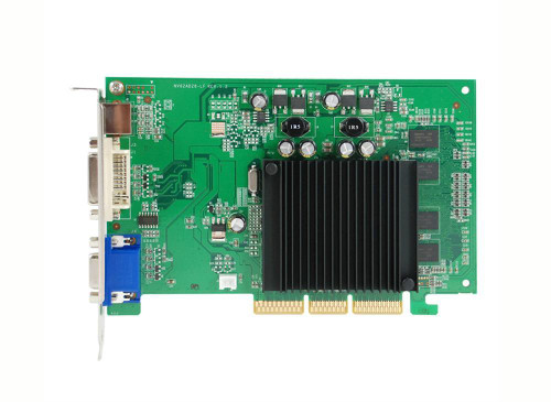 EVGA GeForce 6200 256MB DDR2 AGP 8X Graphics Card for DVI/ D-Sub/ HDMI/ S-Video - SKU 256-A8-N401-B1