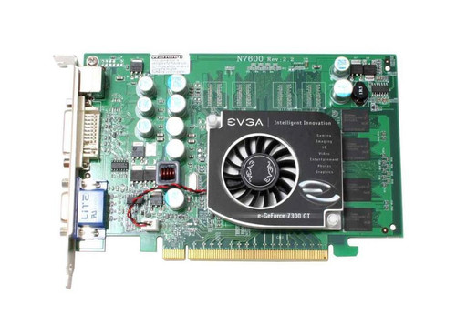 EVGA e-GeForce 7300 GT 256MB GDDR2 64-bit SLI Support Graphics Card for PCI Express x16 slots