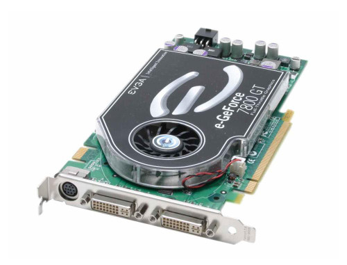 EVGA e-GeForce 7800 GT 256MB GDDR3 256-bit SLI Support PCI Express x16 Video Graphics Card - Compatible with SLI setups