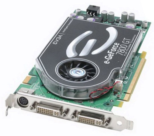 EVGA GeForce 7800 GT 256MB GDDR3 SLI PCI Express x16 Video Card - Compatible with SLI setups