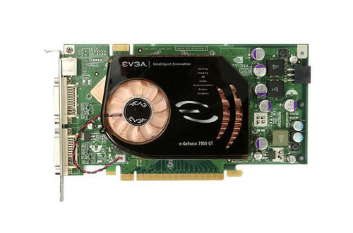256-P2-N636-R1 - EVGA e-GeForce 7950GT 256MB 256-Bit GDDR3 PCI Express x16 Dual DVI/ HDTV/ S-Video/ Composite Out/ HDCP