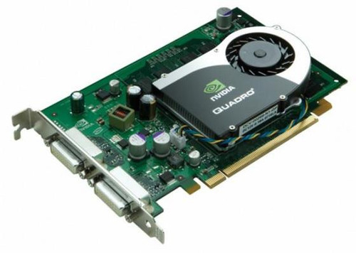454318-001 - HP nVidia Quadro FX370 256MB DDR Memory 256-Bit Dual DVI PCI-Express x16 Video Graphics Card