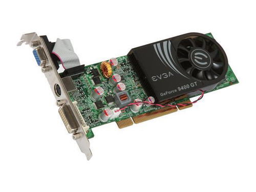 EVGA GeForce 9400 GT 512MB DDR2 Low Profile Video Card for PCI Slots - 512-P1-N946-A1
