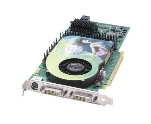EVGA GeForce 6800 GT 512MB GDDR3 PCI-E x16 Dual DVI/S-Video Out SLI Video Card - Compatible with SLI setups.