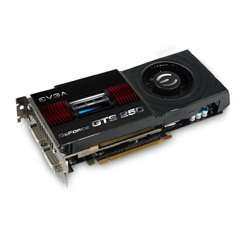 EVGA GeForce GTS 250 512MB GDDR3 Video Card for PCI Express 2 x16 - HDCP Ready, SLI Supported