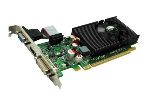 EVGA GeForce 210 512MB DDR3 Graphics Card for PCI Express 2 x16 - HDCP Ready - SKU: 512-P3-1215-TR - Video Graphics Card