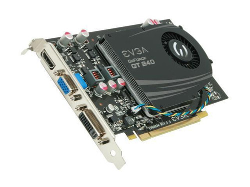 EVGA GeForce GT 240 512MB GDDR5 Graphics Card for PCI Express 2 x16 - 512-P3-1241-TR