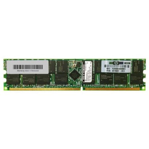 331563-051 - HP 2GB DDR-333MHz PC2700 ECC Registered CL2 184-Pin DIMM 2.5V Memory Module