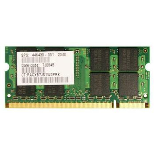 HP DDR2 2GB SO-DIMM 200-pin 667MHz PC2-5300 unbuffered non-ECC memory module for HP 6910p laptops