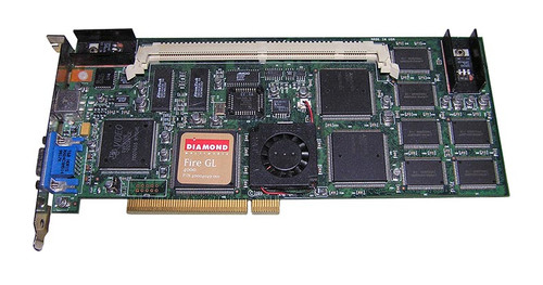 Compaq ATI Fire GL 4000 3D+ PCI Video Graphics Card 298797-001 for high-performance graphics in servers.