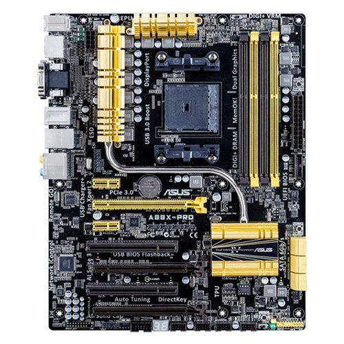Asus A88X-PRO AMD A88X DDR3 Motherboard for Socket FM2+ - 4-Slot System Board