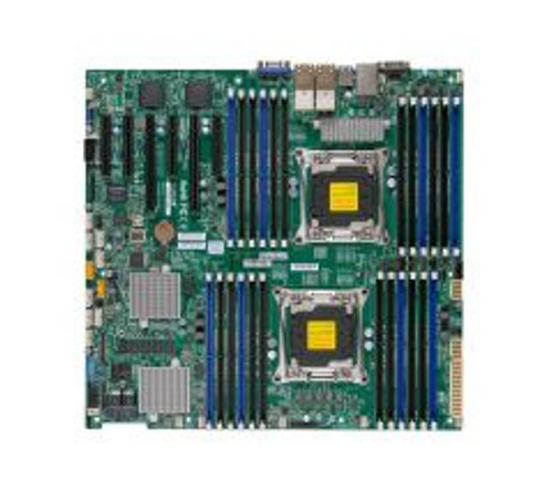 MBD-X10DRC-LN4+-O - Supermicro Intel C612 Chipset DDR4 24-Slot RAM LGA-2011 Socket E-ATX Motherboard for Server