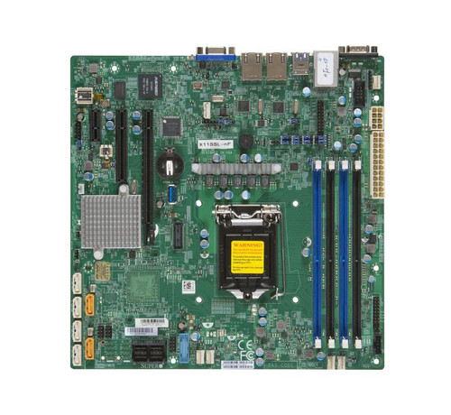 MBD-X11SSL-NF-O SuperMicro X11SSL-NF Socket H4 LGA 1151 Xeon E3-1200 v5 / v6 Intel C232 Chipset DDR4 4 x DIMM 6 x SATA 6Gbps micro-ATX
