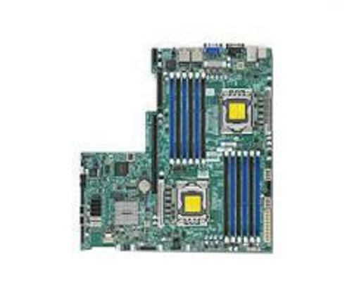 MBD-X9DBU-IF-O - Supermicro Intel C602 Chipset DDR3 12-Slot RAM LGA-1356 Socket Motherboard for Server