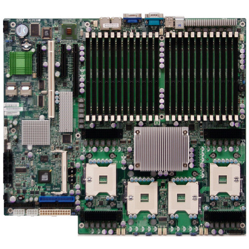 X7QCE SuperMicro Quad FC-PGA6 Intel 7300 Chipset Intel Xeon MP Processors Support DDR2 24x DIMM 6x SATA 3.0Gb/s Proprietary Server Motherboard
