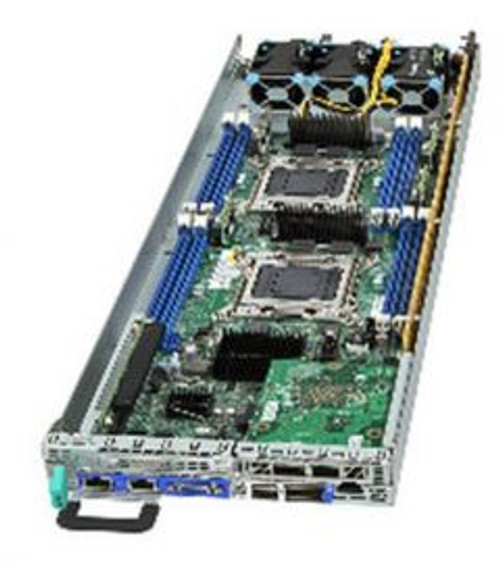 Intel S2600JF LGA2011 server board for dual servers, half-width design, compatible with server racks.