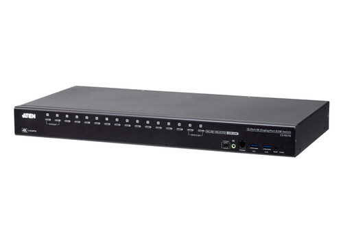 B070-016-19-IP - Tripp Lite 16-Port Cat5 1+1 User Console KVM Switch with 19-inch LCD and IP Remote Access