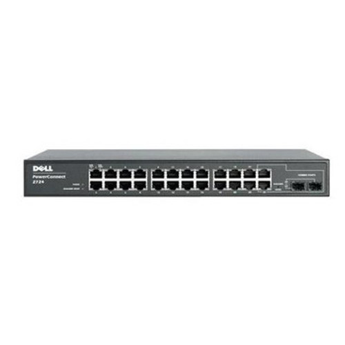 0YJ297 - Dell PowerConnect 2724 24 x Ports 10/100/1000Base-T Gigabit Ethernet Managed Network Switch