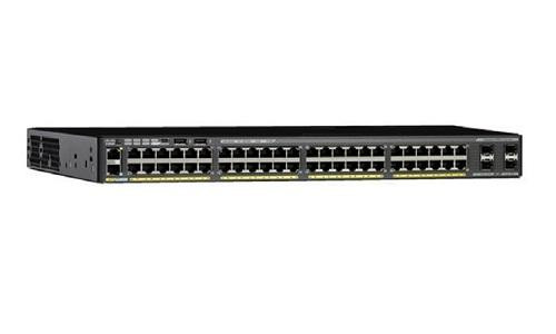 WS-C2960X-48FPS-L - Cisco Catalyst 2960-X PoE+ 48 x Ports 10/100/1000Base-T + 4 x SFP Layer 2 Managed Rackmountable Gigabit Ethernet Network Switch