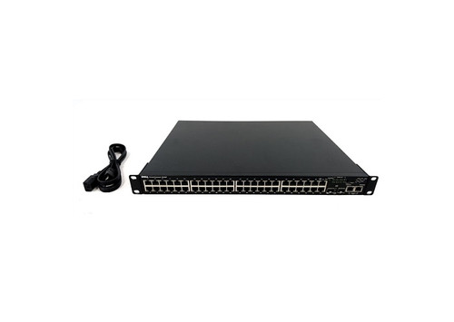 0C5537 - Dell PowerConnect 3448P 48 x Ports POE 10/100Base-T + 2 x Gigabit Ports SFP Rack-mountable Layer 2 Managed Fast Ethernet Switch
