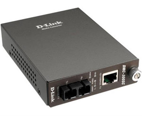 DMC-300SC D-Link 100Base-TX to 100Base-FX Multimode SC Media Converter