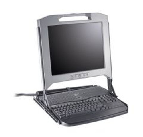 XT943 - Dell 1U KMM Console with Touchpad Keyboard and 17 LCD Versa Rails