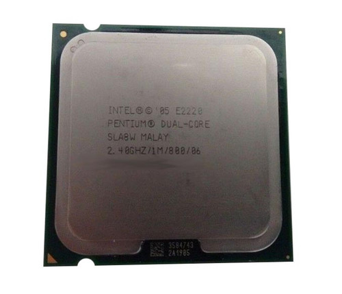 T944D - Dell 2.4GHz 800MHz FSB 1MB L2 Cache Socket LGA775 Intel Pentium E2220 Dual Core Processor