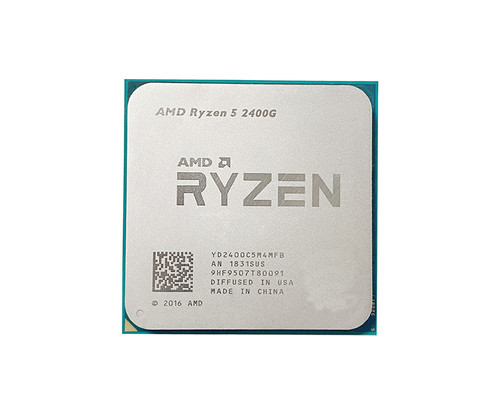 AMD Ryzen 5 2400G Quad-core 3.6GHz Processor for Socket AM4 - YD2400C5M4MFB - CPU - Compatible with AM4 motherboards