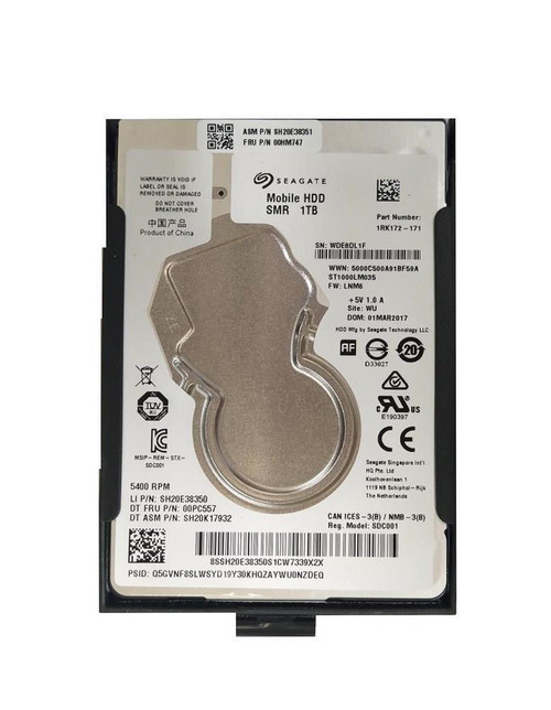 Lenovo 1TB 5400RPM SATA 2.5-inch Hard Drive for ProLiant DL360p Gen8 Servers