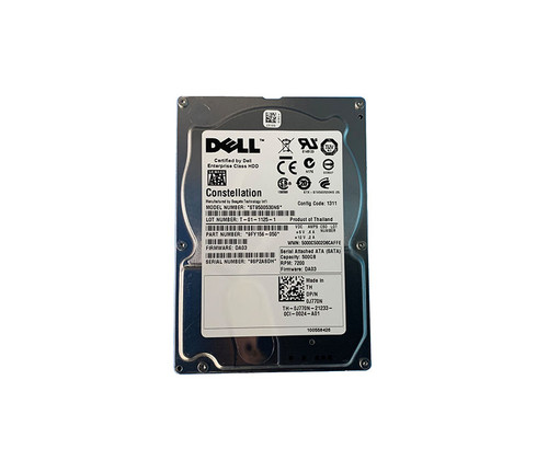 0J770N - Dell 500GB 7200RPM SATA 3Gb/s 2.5-inchHard Drive