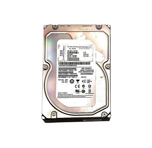 49Y1938 - IBM 2TB 7200RPM SATA 3.5-inch Dual Port Hot Swappable Hard Drive with Tray