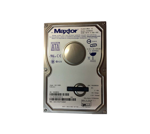 Maxtor DiamondMax Plus 10 80GB SATA Hard Drive 7200RPM 3.5 - Compatible with ProLiant DL360p Gen8 Servers