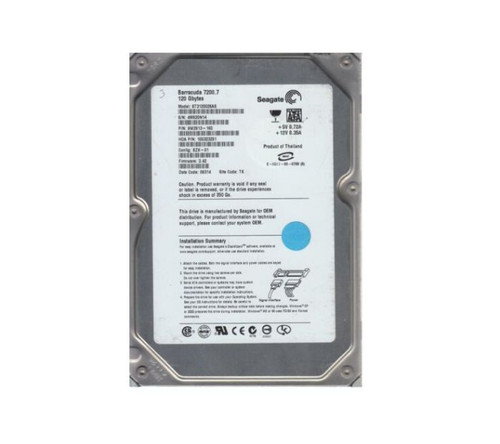 Seagate 120GB 7200RPM SATA 3.5 Hard Drive for Servers - 9W2813-160