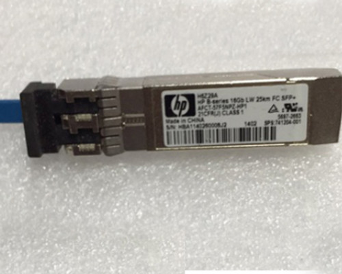 HP B-Series 16Gb Lw 25Km Fiber Channel SFP 1-Pack for AFCT-57F5NPZ-HP1 Servers