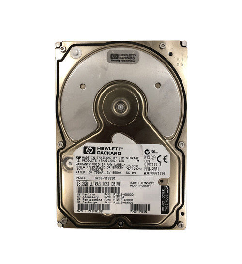 HP 18GB 7200RPM Ultra 160 SCSI 3.5-Inch Hard Drive for ProLiant DL360p Gen8 servers