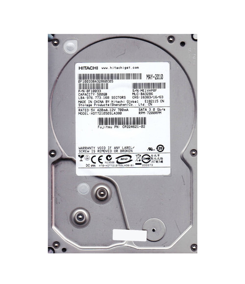 Hitachi Deskstar 7K1000.B Series 500GB SATA Hard Drive for Servers