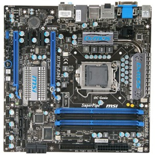 H57M-ED65 - MSI Desktop Board Intel H57 Express Enhanced SpeedStep Technology Socket 1156