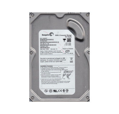 Seagate DB35.2 Series 160GB 7200RPM SATA 3Gb/s 2MB Cache 512 3.5-Inch Hard Drive for Servers