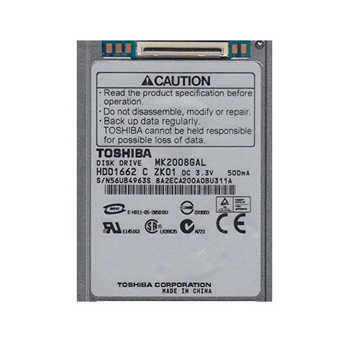 Toshiba 20GB 4200RPM IDE Ultra ATA/100 1.8-Inch Hard Drive for Laptops