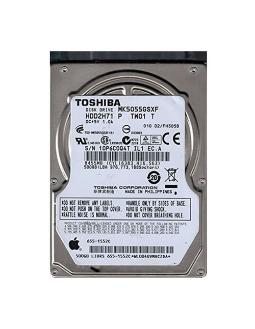 Toshiba 500GB 5400RPM SATA 2.5-inch Hard Drive for HDD2H71 Product Category