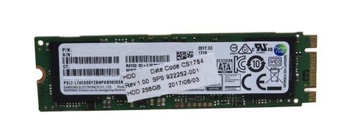 HP 256GB Triple-Level Cell SATA 6Gb/s SED Opal 2.0 SSD for ProBook G3 - 922252-001 - Compatible with 640 Gen3 laptops
