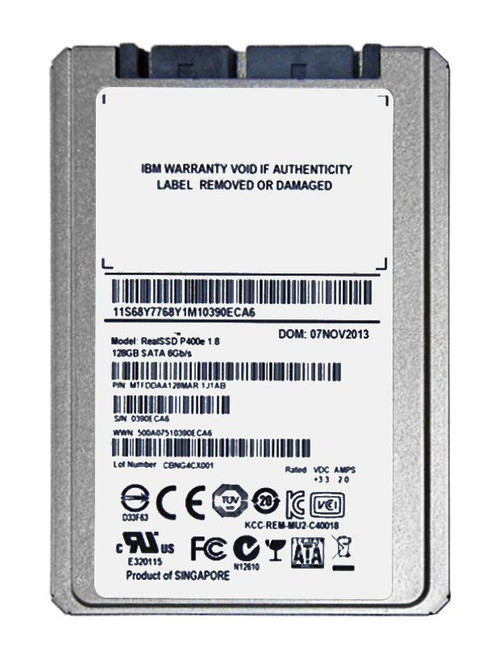 Micron Technology 128GB SATA 6Gb/s 1.8 SSD for Data Storage