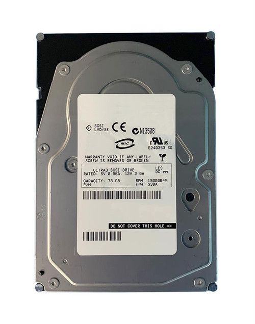 Dell 73GB 15000RPM Ultr320 SCSI 3.5 Hard Drive for Servers