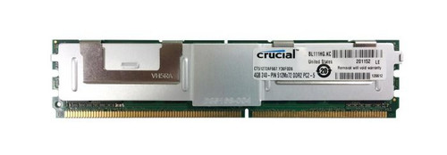 Crucial Technology 4GB DDR2-667MHz PC2-5300 DIMM Memory Module for Servers